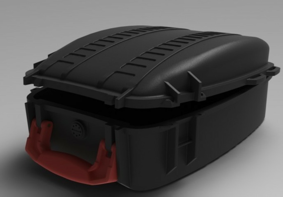 Technical suitcase - 3D model