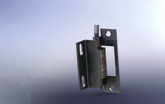Петля для стальной коробки - 3D модель