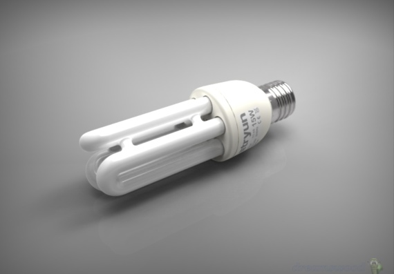 Light bulb - 3D model