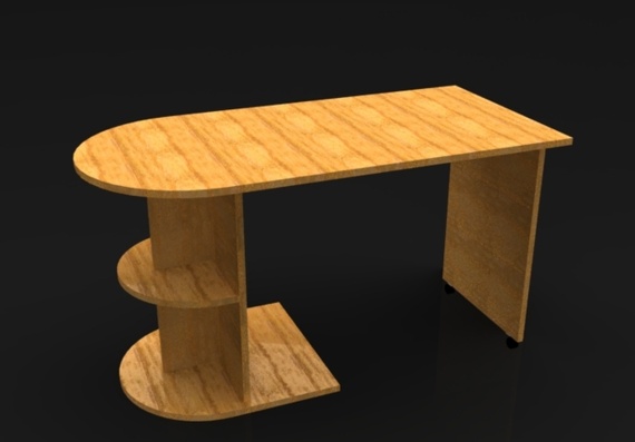 Computer Table - 3D model
