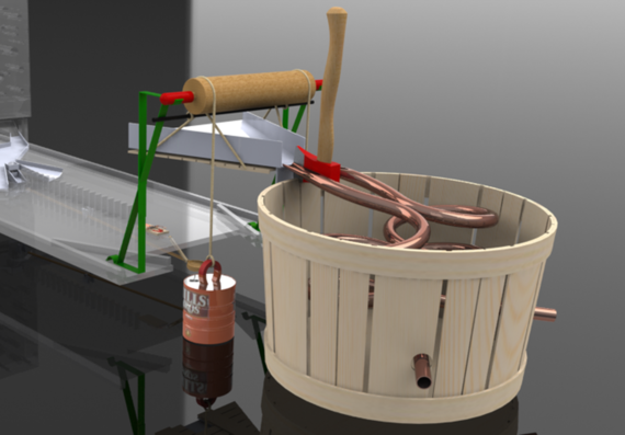 Section 4 of the Ryub Goldberg Experiment - 3D Model