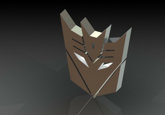 Decepticons - эмблема - 3D модель