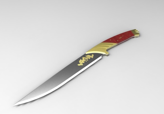 Classic Knife - 3D Model