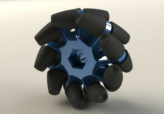 Колесо Mecanum - 3D модель