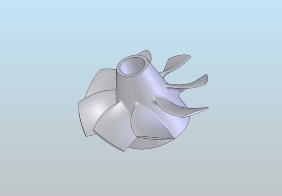 Наконечник ротора - 3D модель