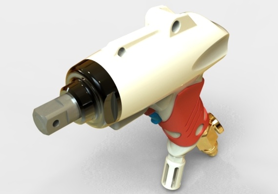 Tightener Pneumatic Tool - 3D Model