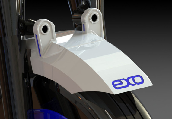 Bike front wing - 3D model