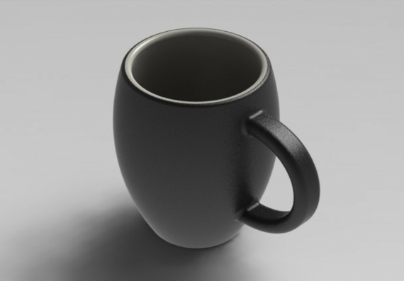 Кофейная кружка - 3D модель