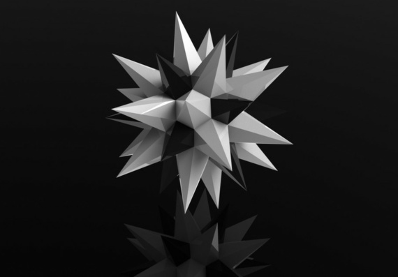 Многоконечная звезда - 3D модель