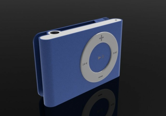 Apple iPod Shuffle 2G - 3D model