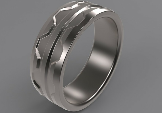 Ti Ring - 3D Model