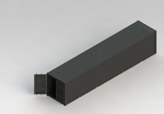 40-foot Container - 3D Model
