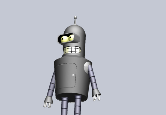 Bender Bending Rodriguez - 3D Model