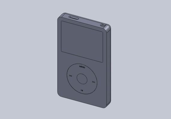 Apple iPod Classic - 3D модель