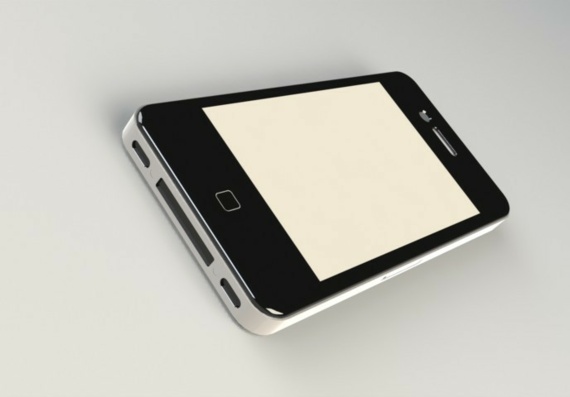 Apple iPhone 4G - 3D модель