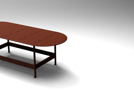 Кухонный стол - 3D модель