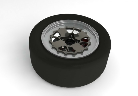 Wheel and Brake - 3D Model