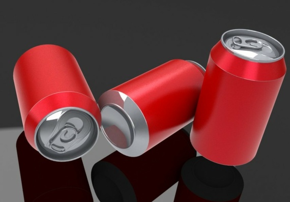 Soft Drinks Can - 3D Model