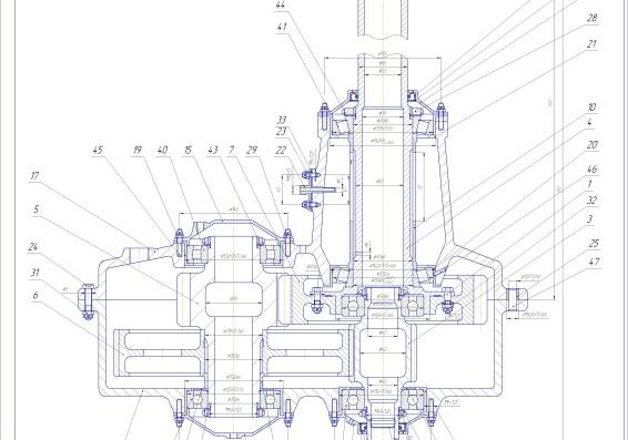 Additional Drawing Example and Calculations for Helicopter Main Gearbox