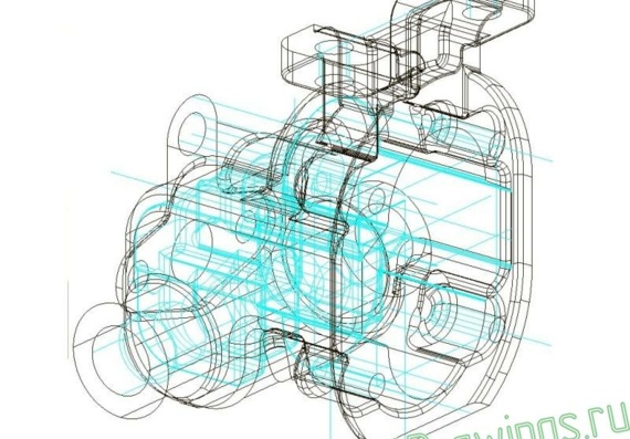 Масляный насос двигателя автомобиля МАЗ-204