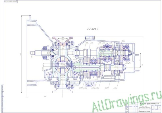 Gearbox of front-wheel drive vehicle