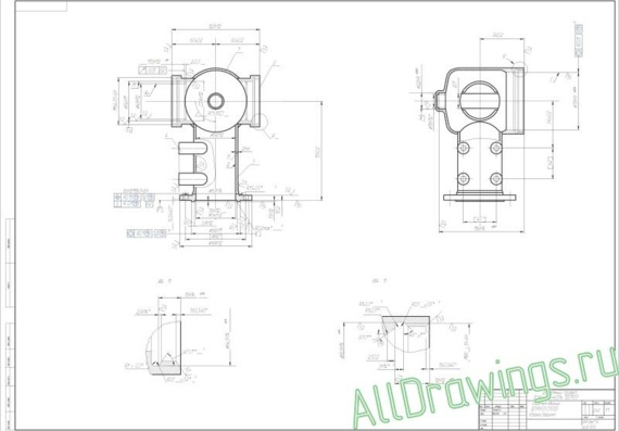 Drawings to the diploma project mechanical engineering technology