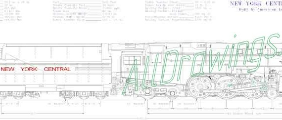 New-York-Central-3Ja-Hudson Locomotive