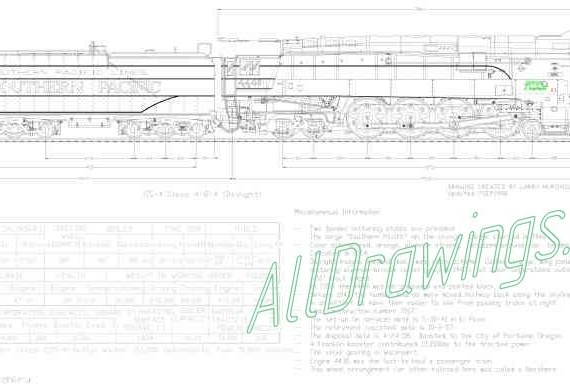 Locomotive Gs-4-Class-4-8-4- (Daylight)