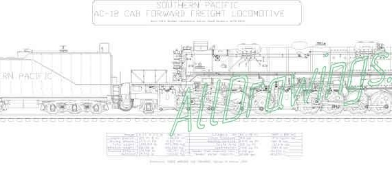 Locomotive AC-12-CAB-Forward-Freight-L