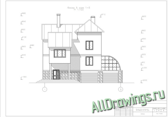 Residential 2-storey four-bedroom house