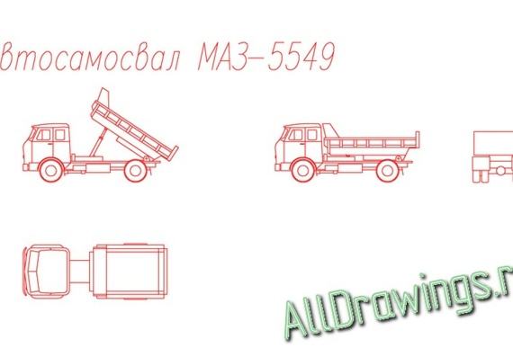 MAZ-5549 Auto Dump