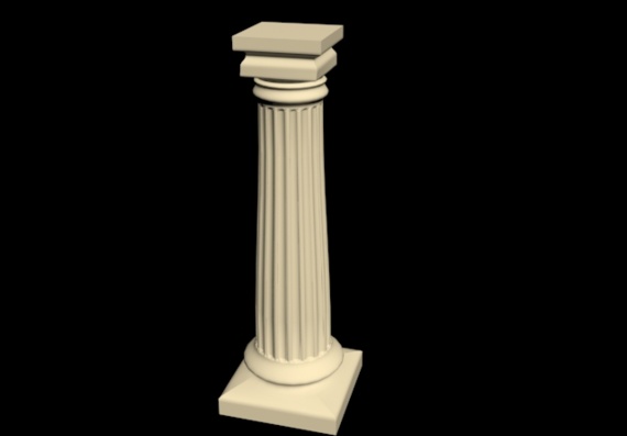Проект колонны лофтами