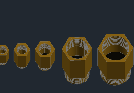 3D-модели термозапорных клапанов DN15-50 мм