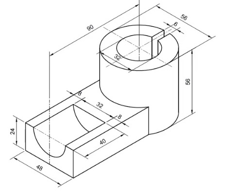 drawing cylinder and rectangle