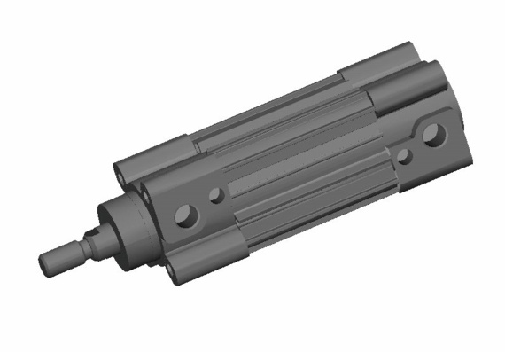 Pneumatic cylinder CP96 SD B40-50 3D model