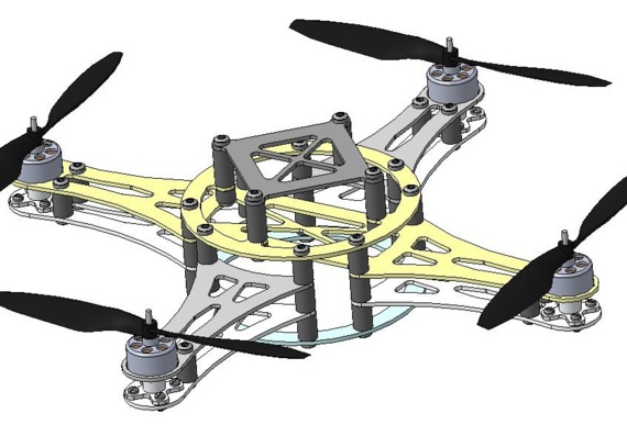 Quadrocopter drawing