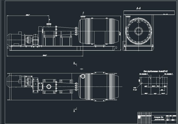 General view of grinding apparatus