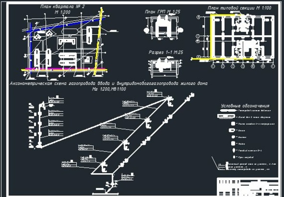Проектирование газопроводов - вводов и внутридомового газоснабжения жилых и общественных зданий