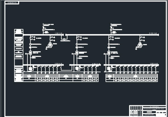 Схема электрических соединений на заводе ЖБИ