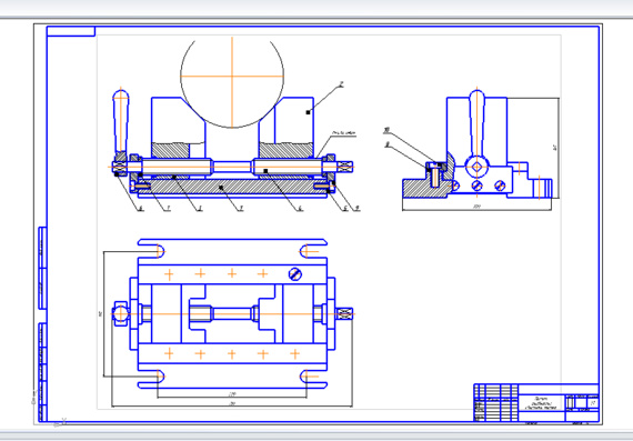 Sliding prism assembly drawing