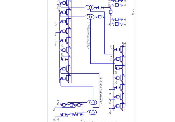 Main diagram of PS 500/220/110/10