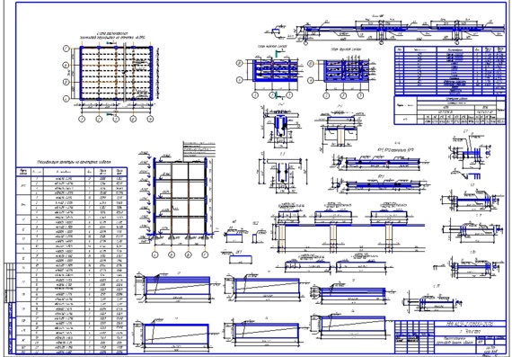 Расчет монолитного железобетонного перекрытия многоэтажного производственного здания
