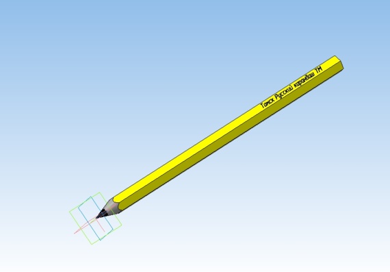 3D pencil model