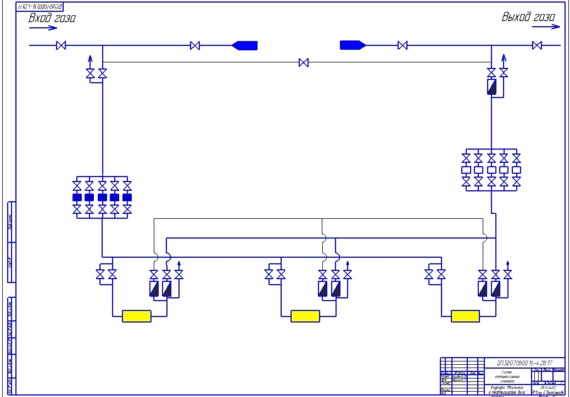 Схема компрессорной станции