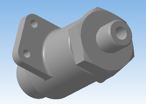 3D Модель частей клапана предохранительного