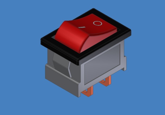 MRS-101-2C3-R red button