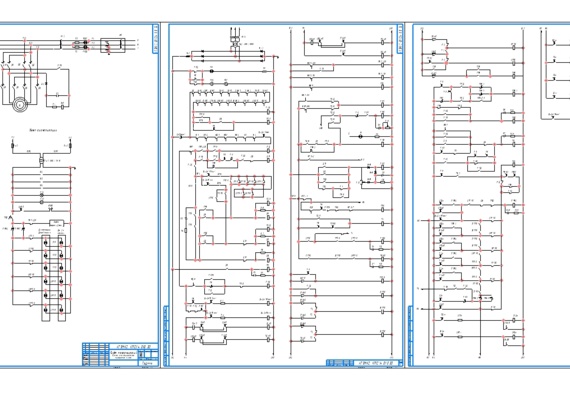 The elevator is passenger. Electrical schematic diagram