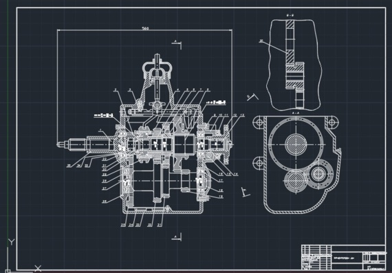 Gearbox Assembly Drawing Icarus 280