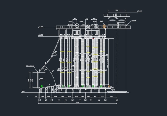 Схема котла утилизатора к газовой турбине simens