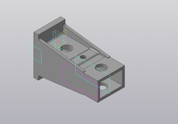 Part to insert into fixture